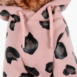 Huts And Bay Leopard Hoodie Purple