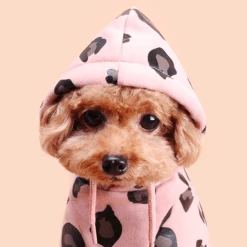 Huts And Bay Leopard Hoodie Purple