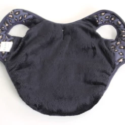 Tustus Leopard Padded Vest Navy