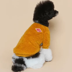 Tustus Teddy Fleece Sweater Yellow