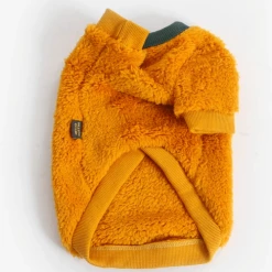 Tustus Teddy Fleece Sweater Yellow