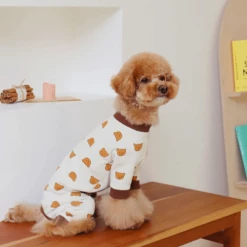 Joy! Teddy Bear Onesie Ivory Wear