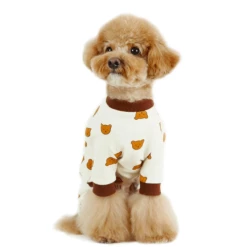 Joy! Teddy Bear Onesie Ivory Wear