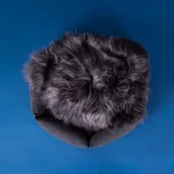 Velvet Hippo Live Asher Throw - Dark Grey