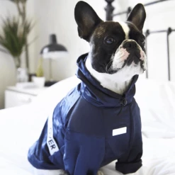 Overglam Outerwear Ribbon Thin Coat Navy