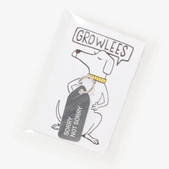 Growlees Sorry Not Sorry Collar Charm