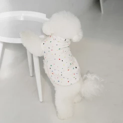 Hey Jerry Jellybean Padded Vest White