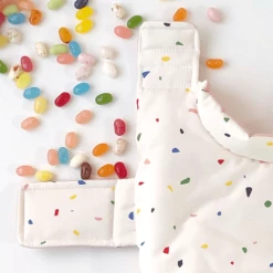 Hey Jerry Jellybean Padded Vest White