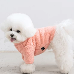 BiteMe Outerwear Fleece Zip-Up Jacket Salmon