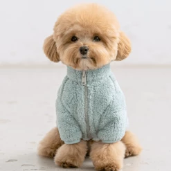 BiteMe Outerwear Fleece Zip-Up Jacket Mint