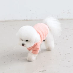 BiteMe Outerwear Fleece Zip-Up Jacket Salmon