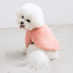 BiteMe Outerwear Fleece Zip-Up Jacket Salmon