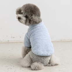 BiteMe Outerwear Fleece Zip-Up Jacket Blue