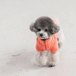 BiteMe Fleece Zip-Up Jacket Coral Outerwear