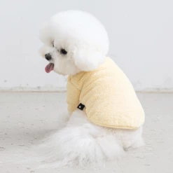 BiteMe Fleece Zip-Up Jacket Yellow