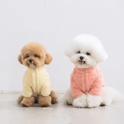 BiteMe Fleece Zip-Up Jacket Yellow