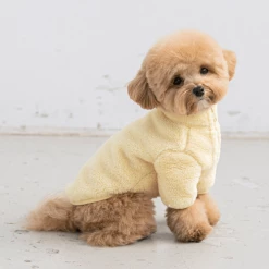 BiteMe Fleece Zip-Up Jacket Yellow