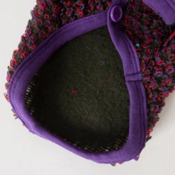 Cote A Cote Wear Boucle Cardigan Plum