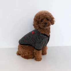 Cote A Cote Boucle Cardigan Black