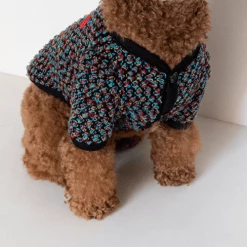 Cote A Cote Boucle Cardigan Black