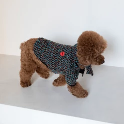 Cote A Cote Boucle Cardigan Black