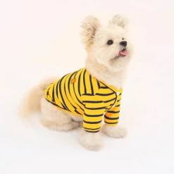 Hey Jerry Preppy Stripe Cardigan Yellow