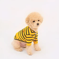 Hey Jerry Preppy Stripe Cardigan Yellow