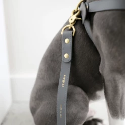 Pipolli Leather Leash Grey