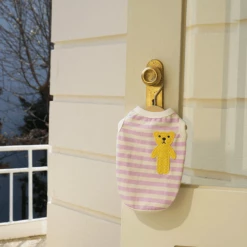 Lila Dog Dot Bear Tank Purple