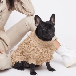 Max-bone Curly Knit Sweater Sand Wear