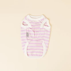 Lila Dog Dot Bear Tank Purple