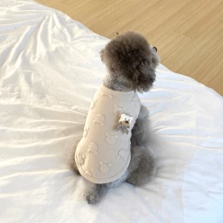 Lila Dog Winnie Bear Vest Cream