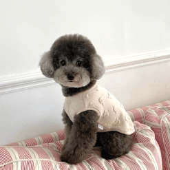 Lila Dog Winnie Bear Vest Cream