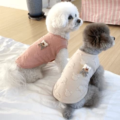 Lila Dog Winnie Bear Vest Cream