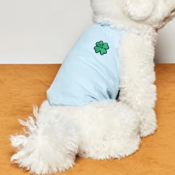 And Blank Bunny Linen Top Blue