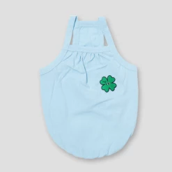 And Blank Bunny Linen Top Blue