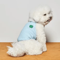 And Blank Bunny Linen Top Blue