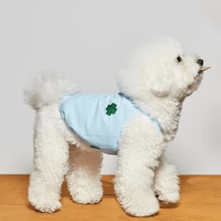 And Blank Bunny Linen Top Blue