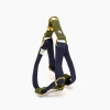 Eat Play Wag Navy Olive Step In Harness