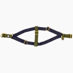 Eat Play Wag Navy Olive Step In Harness