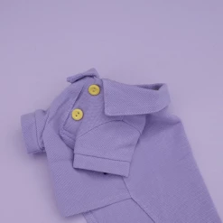 Trois Point Wear Mode Pique Polo Purple