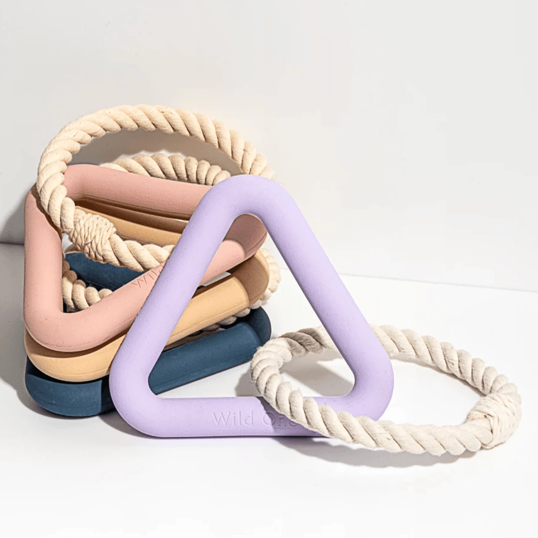 Best Sale 🤩 Wild One Live Triangle Tug Toy Blush 🎉 6 Wild One Live Triangle Tug Toy Blush