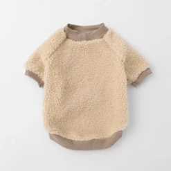 Mon Cheri Wear Color Scheme Fleece Pullover Ivory