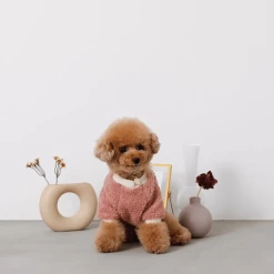 Mon Cheri Wear Color Scheme Fleece Pullover Pink