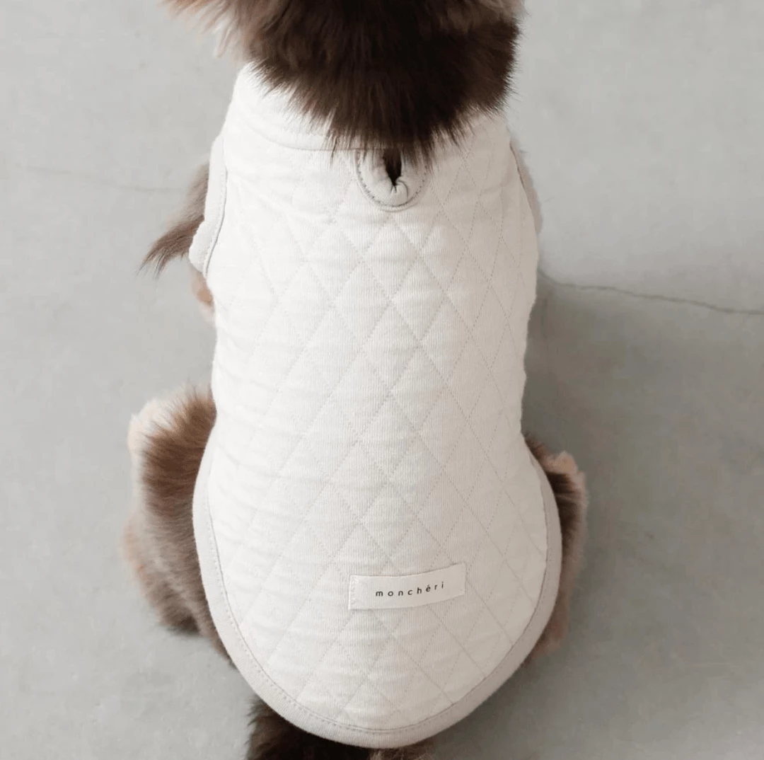 Promo ❤️ Mon Cheri Outerwear Color Scheme Quilted Vest Ivory ✨ 8 Mon Cheri Outerwear Color Scheme Quilted Vest Ivory