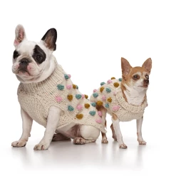 Love Thy Beast Pom Pom Sweater Ivory Wear