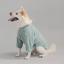 BiteMe Outerwear Large Fleece Zip-Up Jacket Mint