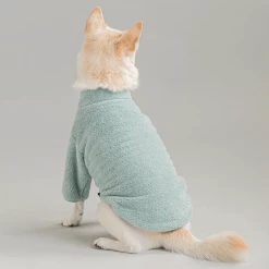 BiteMe Outerwear Large Fleece Zip-Up Jacket Mint