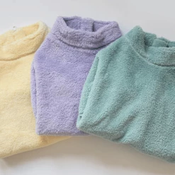 BiteMe Large Fleece Zip-Up Jacket Lilac