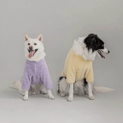 BiteMe Large Fleece Zip-Up Jacket Lilac